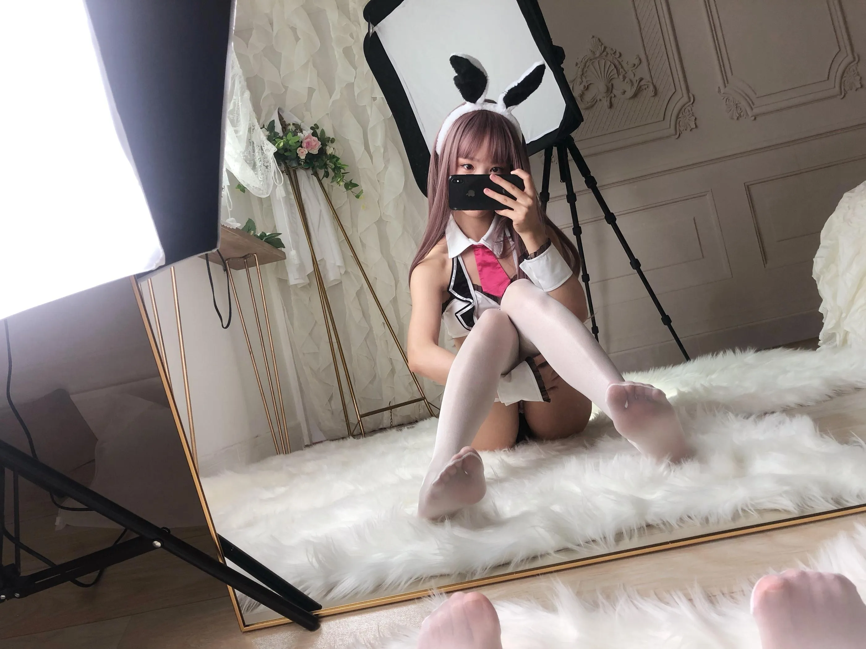 抖娘-利世 – NO.47 兔子-兔子预告 [18P]插图1